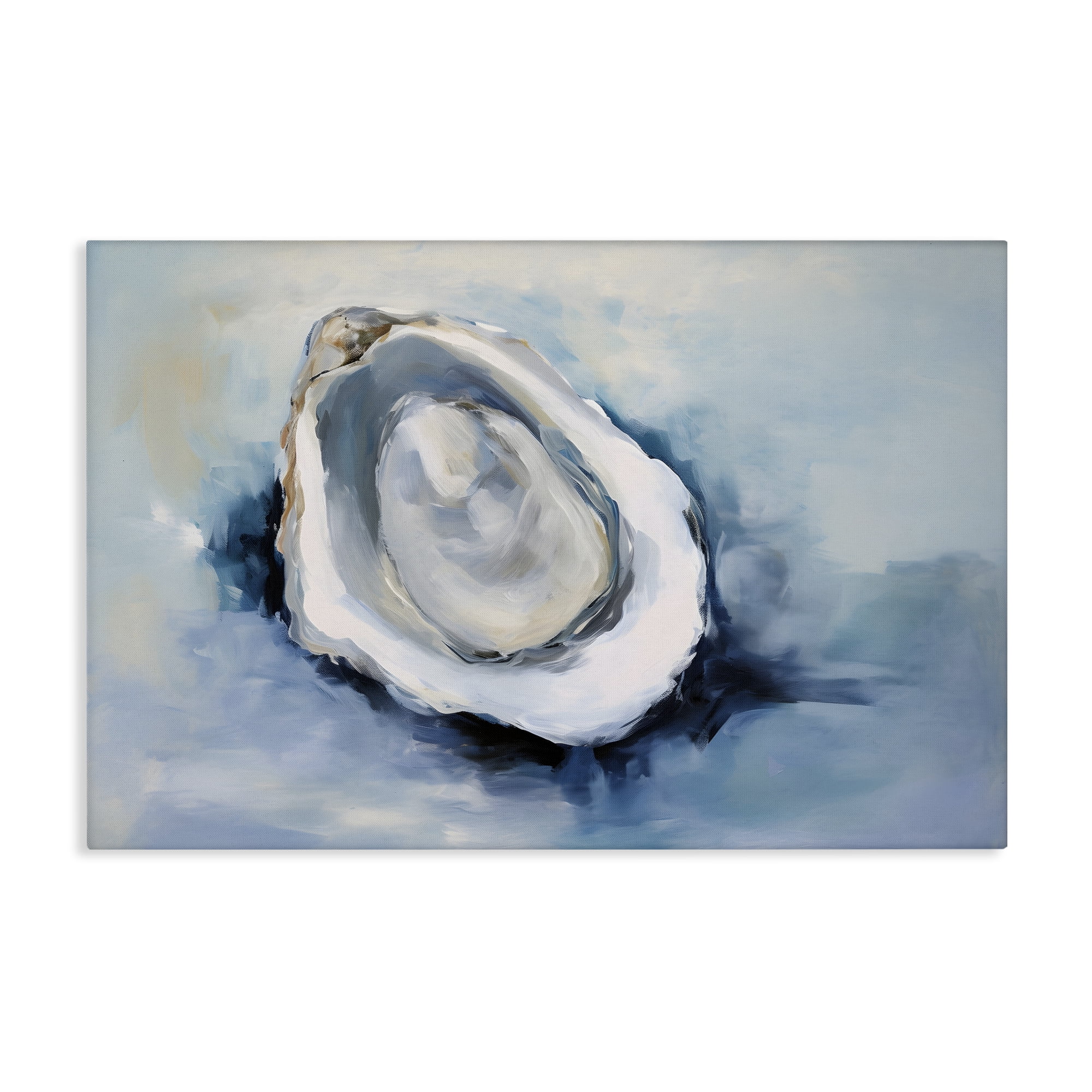Stupell Industries Traditional Mollusk View Nautical & Beach Painting Wrapped Canvas Art Print Wall Art, 45 x 30