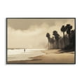 thumbnail image 1 of Stupell Industries Traditional Moody Beach View Black Framed Giclee Art, 24 x 16, by Noah Bay, 1 of 8