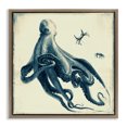 thumbnail image 1 of Stupell Industries Traditional Octopus & Sea Critters Brown Floating Frame Canvas Art, 25 x 25, by Vlad Mel, 1 of 8