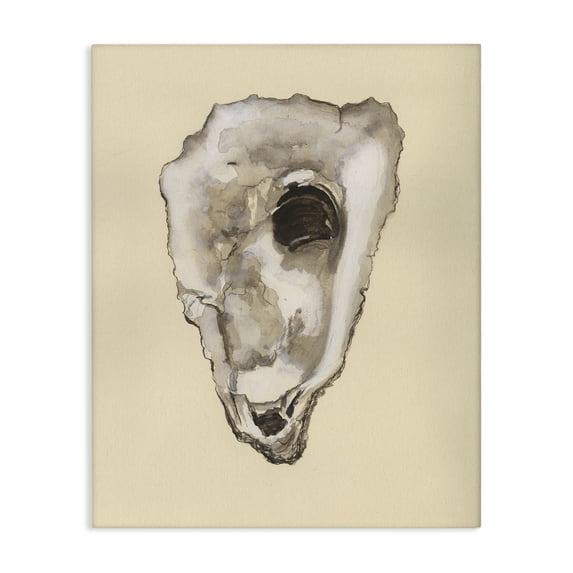 Stupell Industries Traditional Oyster Sea Creature Canvas Art, 16 x 20, by Michael Willett
