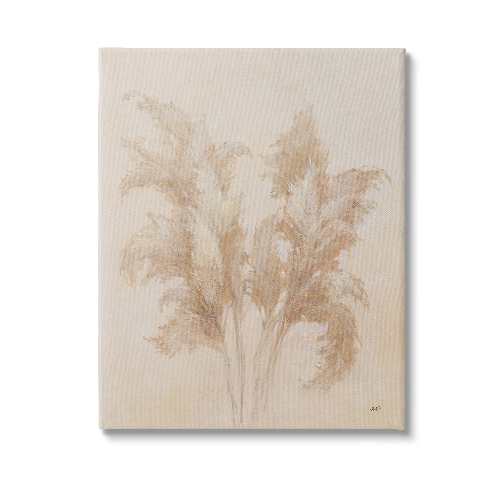Stupell Industries Traditional Pampas Grass Botanical & Floral Painting Gallery Wrapped Canvas Art Print Wall Art, 24 x 30