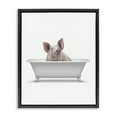 thumbnail image 1 of Stupell Industries Traditional Pig in Bath Bath & Laundry Painting Black Floater Framed Canvas Art Print Wall Art, 17 x 21, 1 of 10