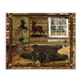 thumbnail image 1 of Stupell Industries Traditional Rustic Cabin with Border Canvas Art, 20 x 16, by Ed Wargo, 1 of 8
