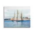 thumbnail image 1 of Stupell Industries Traditional Sailboat Ocean Landscape Cliffside Coast Painting, 30 x 24, Design by Lula Bijoux Studio, 1 of 7