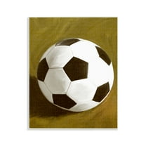 Stupell Industries Traditional Soccer Ball Sports Painting Unframed Art Print Wall Art, 11 x 14