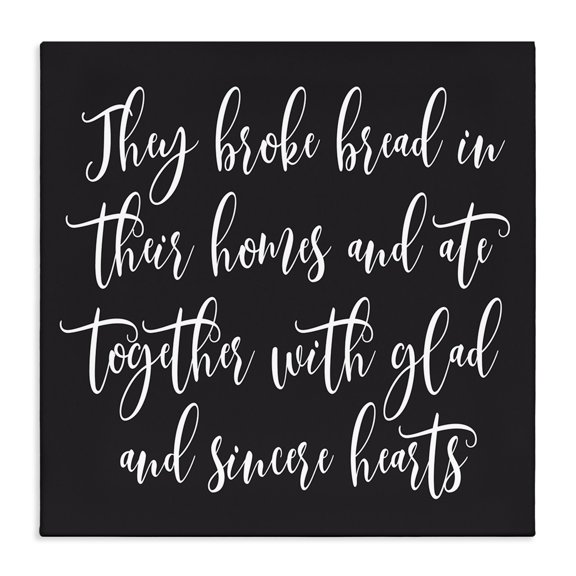 Stupell Industries Traditional Spiritual Script Calligraphy Bible Verse Proverb Quote Canvas Art, 30 x 30, by Lettered and Lined