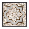thumbnail image 1 of Stupell Industries Traditional Traditional Symmetrical Tile Black Floating Frame Canvas Art, 18 x 18, by Eli Jones, 1 of 7