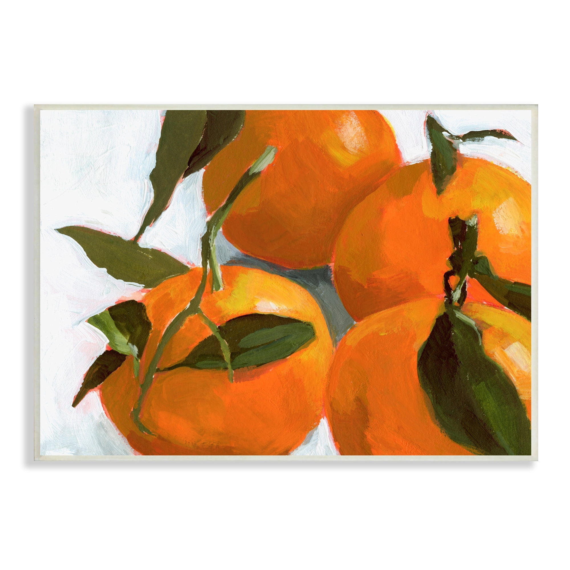 Stupell Industries Traditional Tabletop Oranges Still Life Realistic Painting,15 x 10, Design by Victoria Barnes