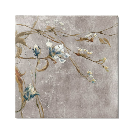 Stupell Industries Traditional Tree Flower Buds Graphic Art Gallery Wrapped Canvas Print Wall Art, Design by Liz Jardine