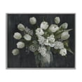 thumbnail image 1 of Stupell Industries Traditional Tulips on Gray Plants & Flowers Painting Gray Framed Art Print Wall Art, 30 x 24, 1 of 2