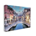 thumbnail image 1 of Stupell Industries Traditional Venice Cityscape Canal Bridge Architecture Abstract Photography Gallery Wrapped Canvas Art Print Wall Art, 30 x 40, 1 of 6