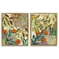 thumbnail image 1 of Stupell Industries Traditional Walk With Me Botanicals Gold 2pc Floating Frame Art Set, 17 x 21 each, by Dani Heyward, 1 of 7