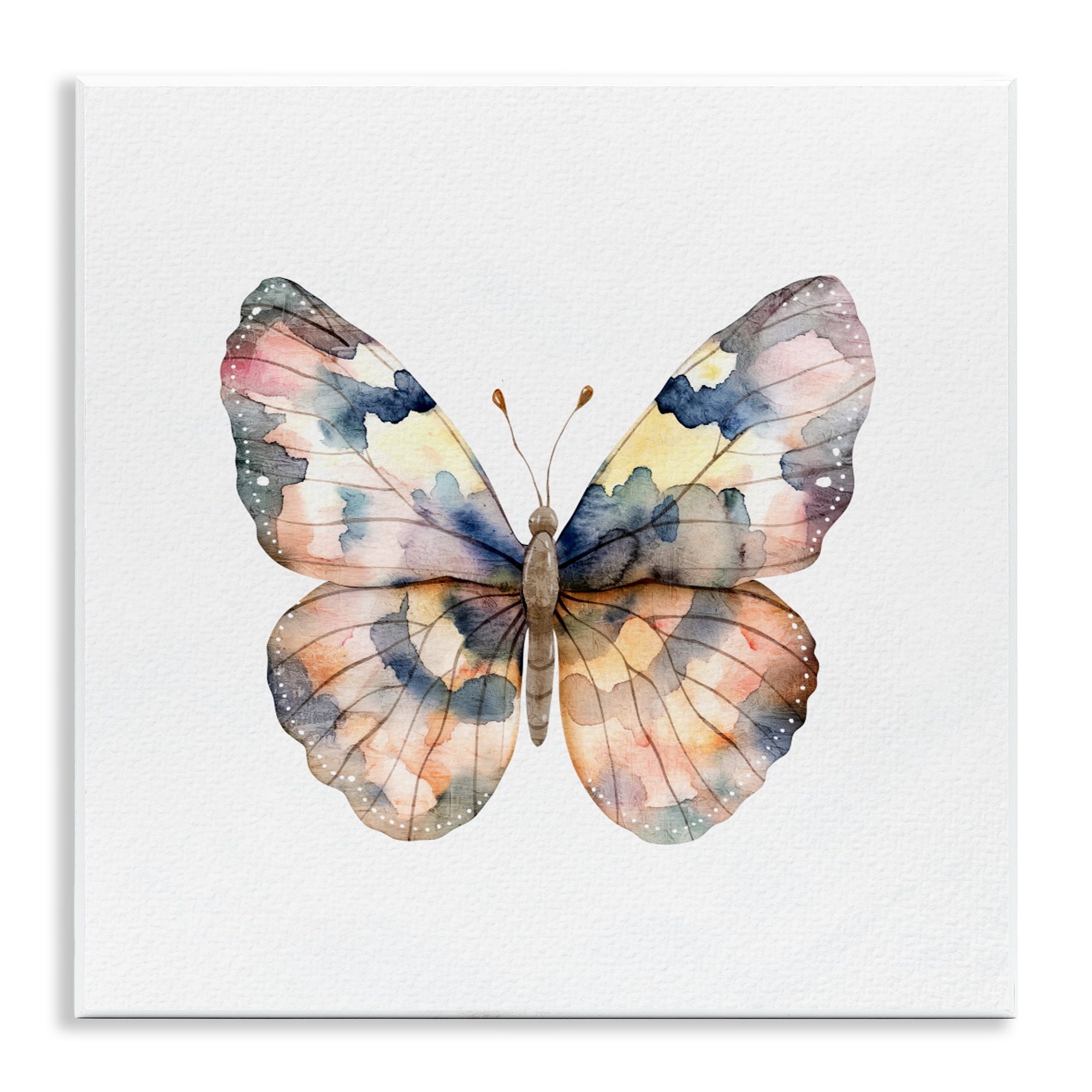 Stupell Industries Traditional Watercolor Butterfly Wall Plaque Art, design by Kim Allen
