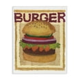 thumbnail image 1 of Stupell Industries Traditional Watercolor Style Burger Canvas Art, 16 x 20, by Nancy Overton, 1 of 8