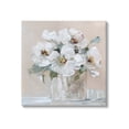 thumbnail image 1 of Stupell Industries Traditional White Blooms Flower Arrangement Still Life Painting Gallery Wrapped Canvas Print Wall Art, Design by Sally Swatland, 1 of 7