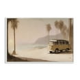 thumbnail image 1 of Stupell Industries Tranquil Beach Day Nautical & Beach Painting White Framed Art Print Wall Art, 24 x 16, 1 of 2