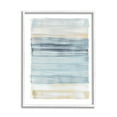 thumbnail image 1 of Stupell Industries Tranquil Blue Beige Stripes Pattern Casual Painting Framed Wall Art, 16 x 20, Design by Dan Meneely, 1 of 8