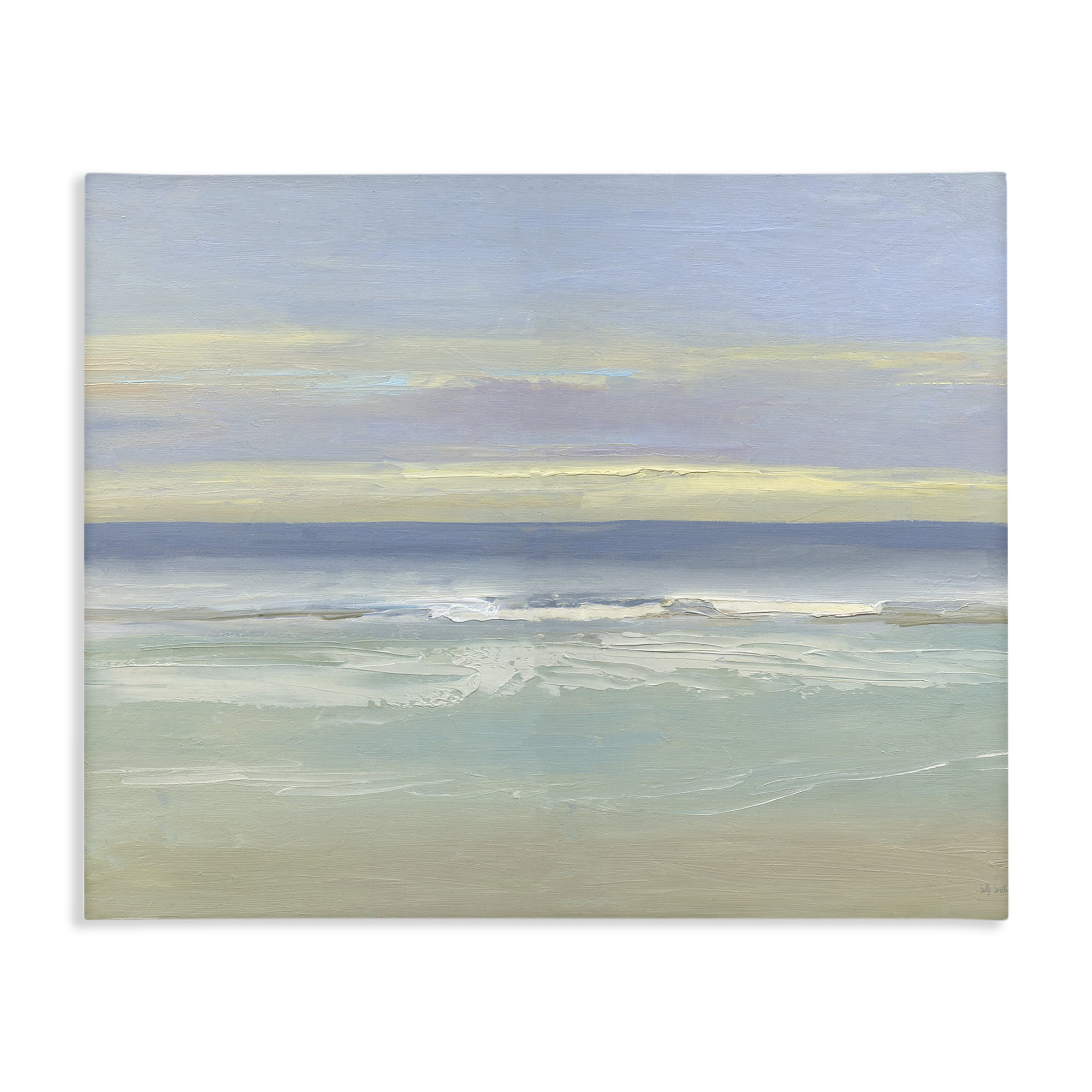 Stupell Industries Tranquil Coastal Morning Waves Canvas Wall Art, design by Sally Swatland