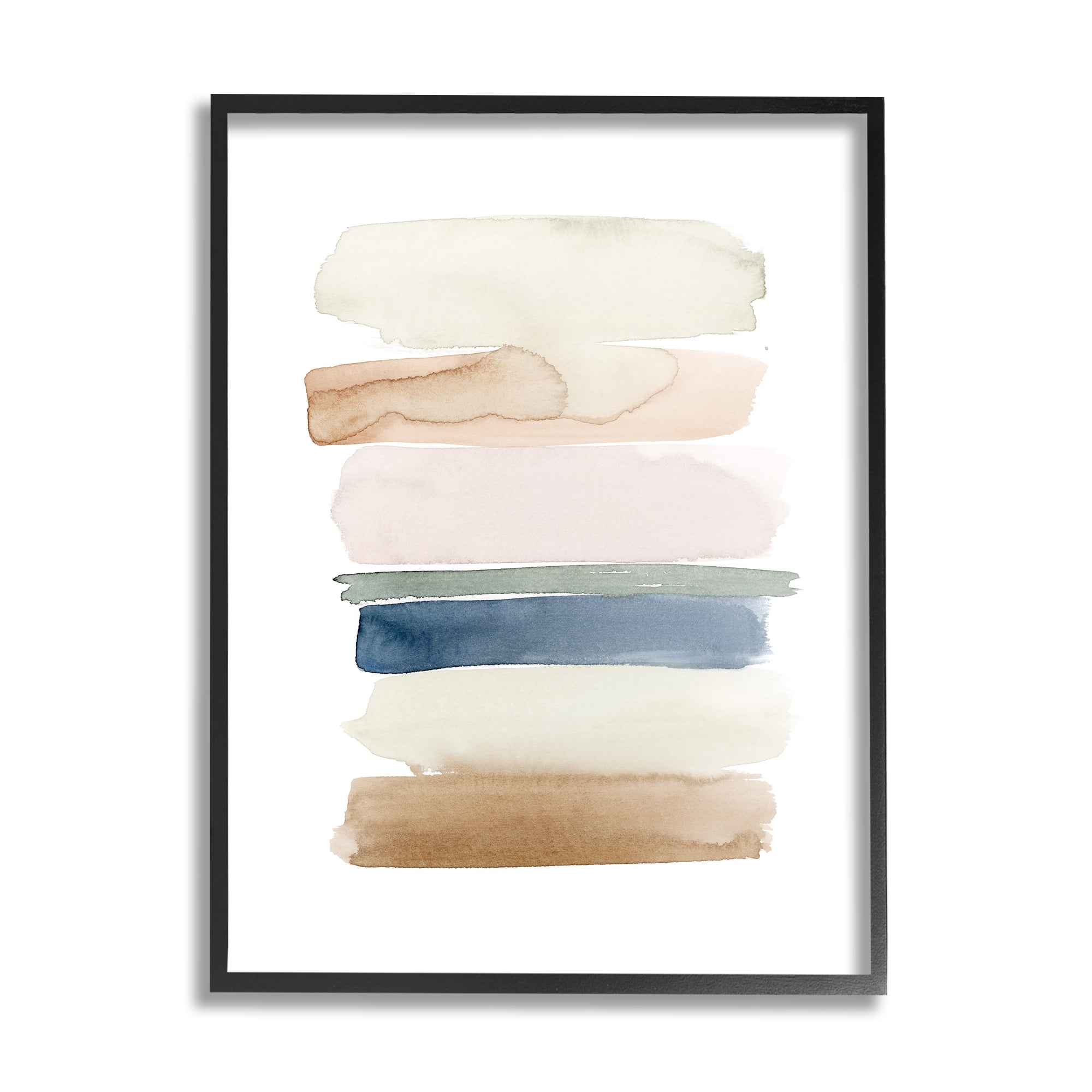 Stupell Industries Tranquil Earth Tones Modern Abstract Living Room Painting, 11 x 14, Design by Grace Popp