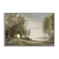 thumbnail image 1 of Stupell Industries Rustic Lodge Tranquil Lakeside Path Gray Framed Giclee Art, 24 x 16, by Amber Sterling, 1 of 8