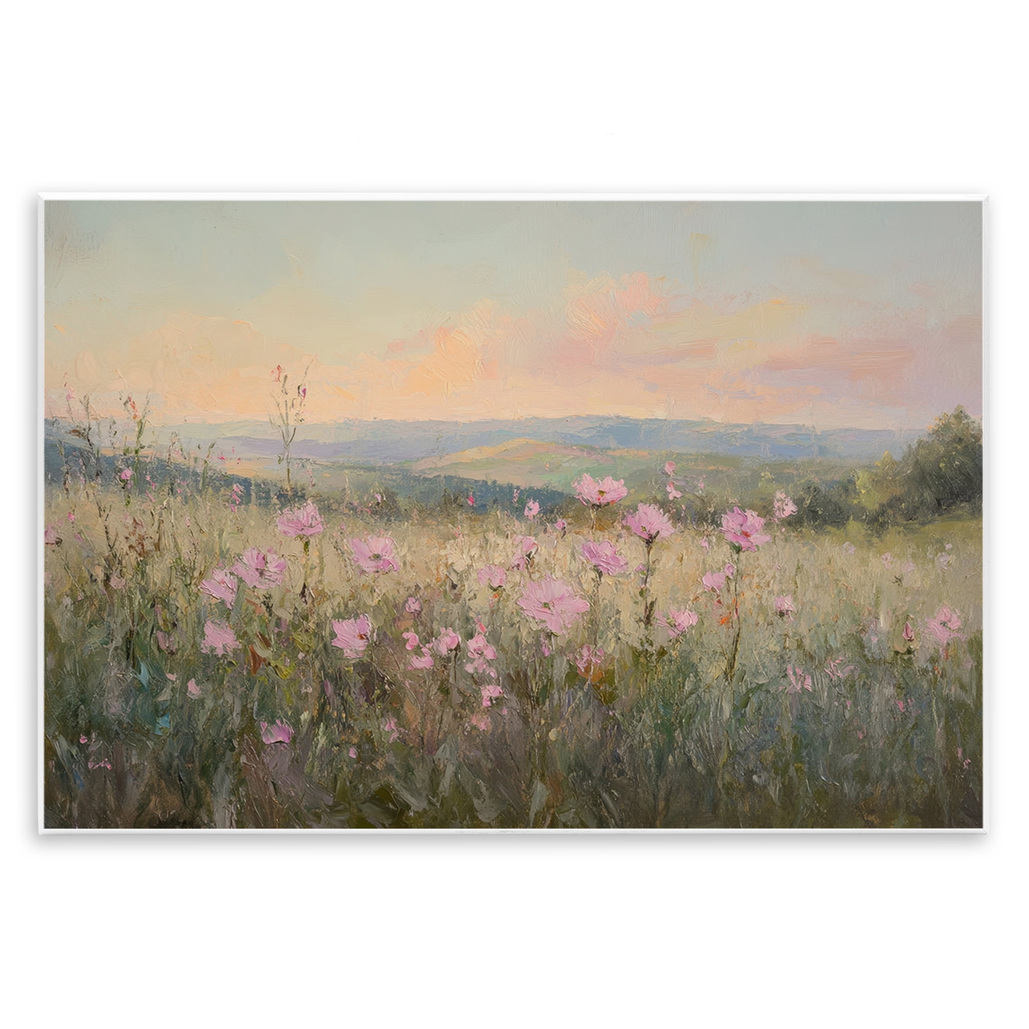 Stupell Industries Tranquil Meadow At Dawn Wall Plaque Art, design by Petal Prints Design