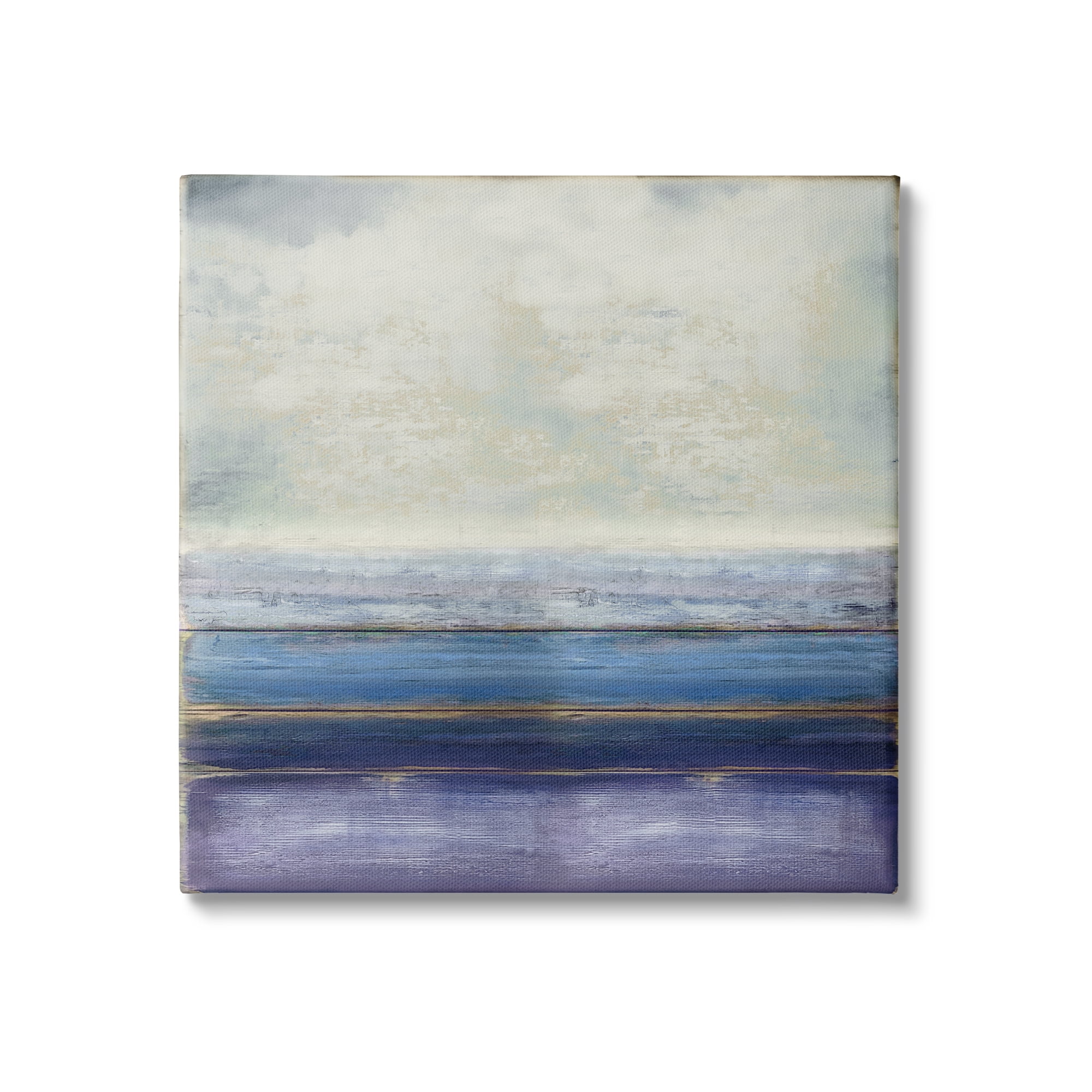 Stupell Industries Tranquil Ocean Landscape Abstract Heavy Clouds Scene Painting Gallery Wrapped Canvas Print Wall Art, Design by Taylor Hamilton