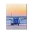 thumbnail image 1 of Stupell Industries Tranquil Orange Sunset Beach Hut Ocean Shore Photograph Gallery Wrapped Canvas Print Wall Art, Design by Jeff Poe, 1 of 7