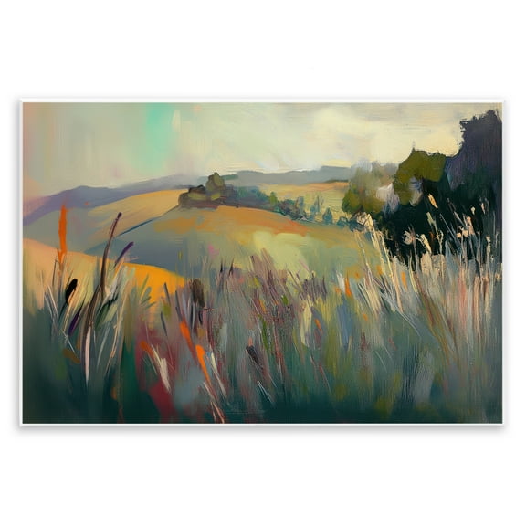 Stupell Industries Tranquil Plains Landscape Wall Plaque Art design by Elara Yasna, 10 x 15