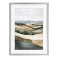 thumbnail image 1 of Stupell Industries Scandinavian Tranquil Rolling Hills & Fields Gray Framed Print Under Glass, 17 x 23, by Petals Prints Design, 1 of 8