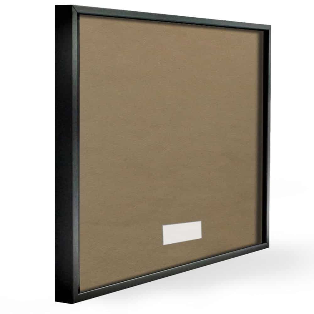 Tranquil Rural Farmhouse Countryside Grassland Print on Canvas with Gray Frame
