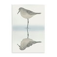 thumbnail image 1 of Stupell Industries Tranquil Sandpiper Bird Reflection Shallow Beach Shoreline Graphic Art Unframed Art Print Wall Art, Design by Ziwei Li, 1 of 5