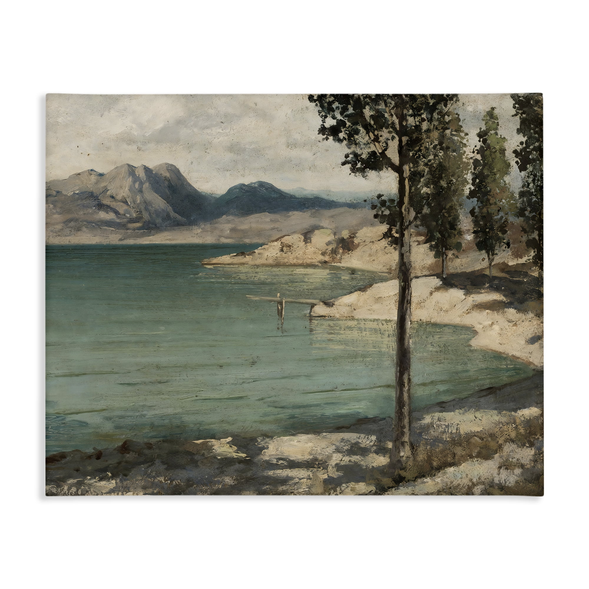 Stupell Industries Tranquil Shore with Trees Canvas Wall Art, design by Arlington Prints
