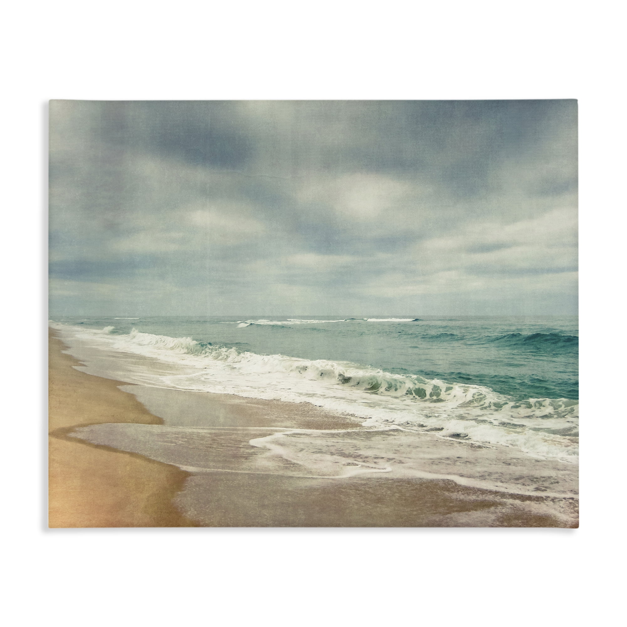 Stupell Industries Tranquil Waves Along Sandy Coast Canvas Wall Art, design by Dirk Wüstenhagen