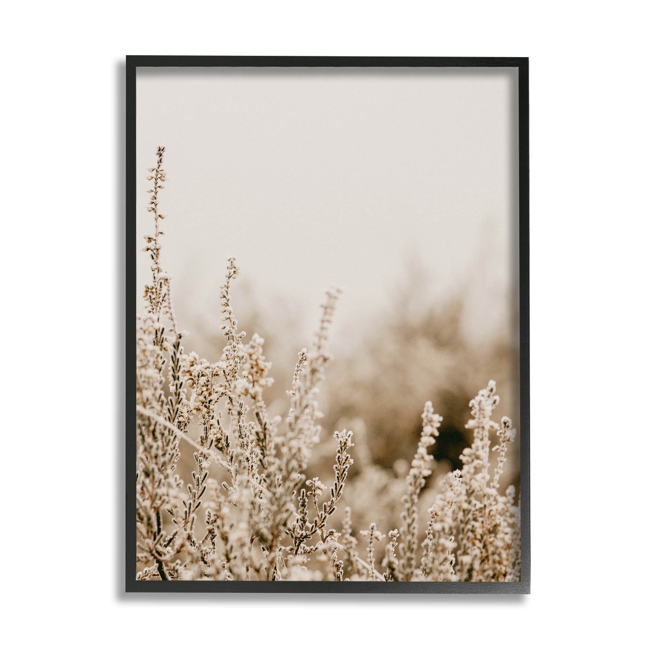 Stupell Industries Tranquil Wildflower Meadow Blooms Photograph Black Framed Art Print Wall Art, Design by Leah Straatsma