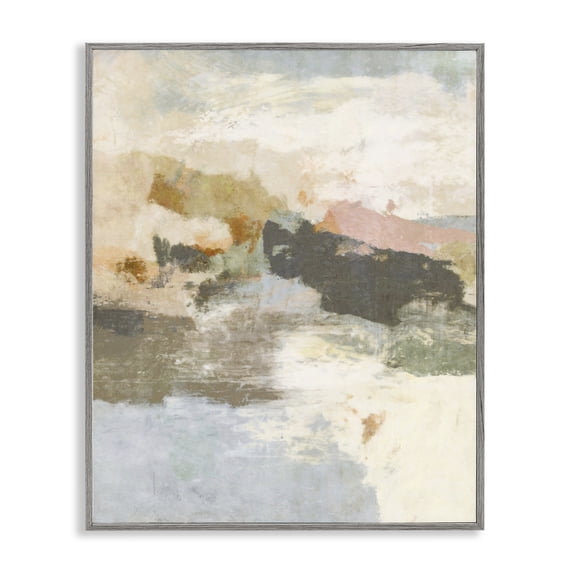 Stupell Industries Transitional Abstract Rustic Gray Framed Giclee Art, 16 x 20, by Suzanne Nicoll