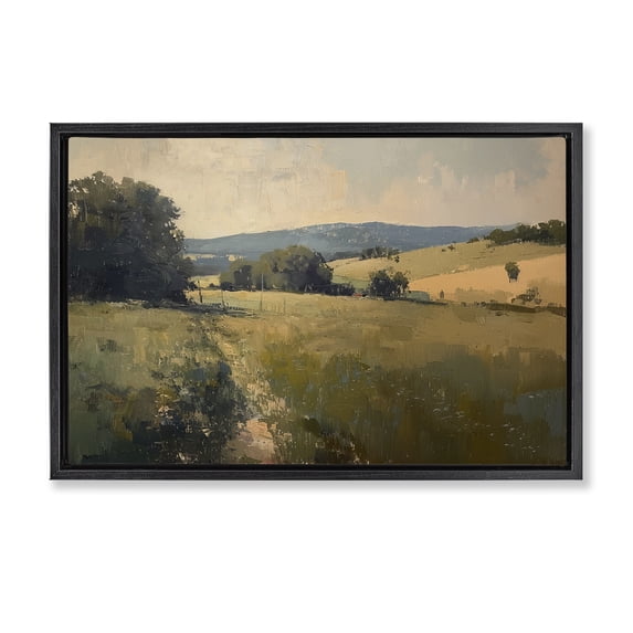 Stupell Industries Transitional Black Floating Frame Canvas Art, 25 x 17, by Lazar Studio