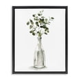 thumbnail image 1 of Stupell Industries Transitional Eucalyptus Herbs Bottle Vase Black Floating Frame Canvas Art, 25 x 31, by Carol Robinson, 1 of 7
