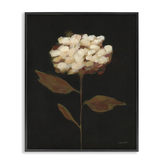 Stupell Industries Transitional Fade Into Fall Bloom Black Framed Giclee Art, 24 x 30, by Haley Knighten
