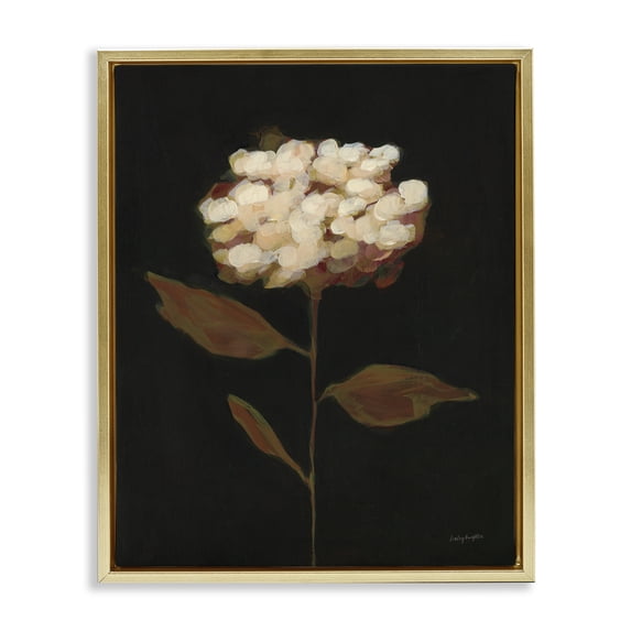Stupell Industries Transitional Fade Into Fall Bloom Gold Floating Frame Canvas Art, 25 x 31, by Haley Knighten