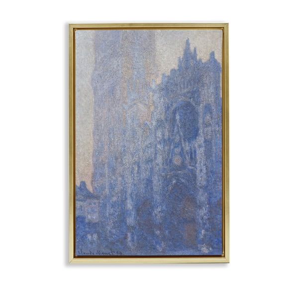 Stupell Industries Transitional Gold Floating Frame Canvas Art, 21 x 31, by one1000paintings