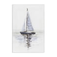 thumbnail image 1 of Stupell Industries Transitional Minimal Sailboat Reflection Canvas Art, 20 x 30, by Victoria Barnes, 1 of 8
