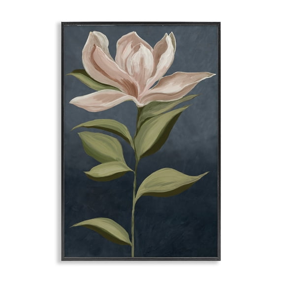 Stupell Industries Transitional Pink Iris Petals Black Framed Giclee Art, 12 x 18, by Jacob Q