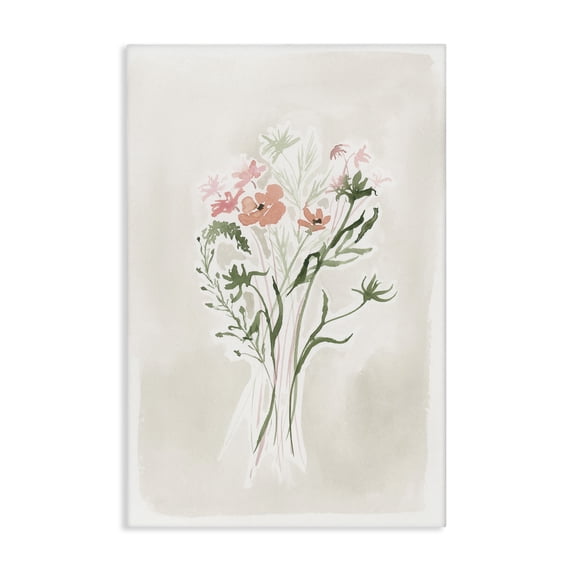 Stupell Industries Transitional Subtle Pastel Blooms Canvas Art, 20 x 30, by Lucille Price