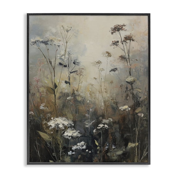 Stupell Industries Transitional Twilight Blossoms Meadow at Dusk Black Framed Giclee Art, 24 x 30, by Svetlana Aleynikova