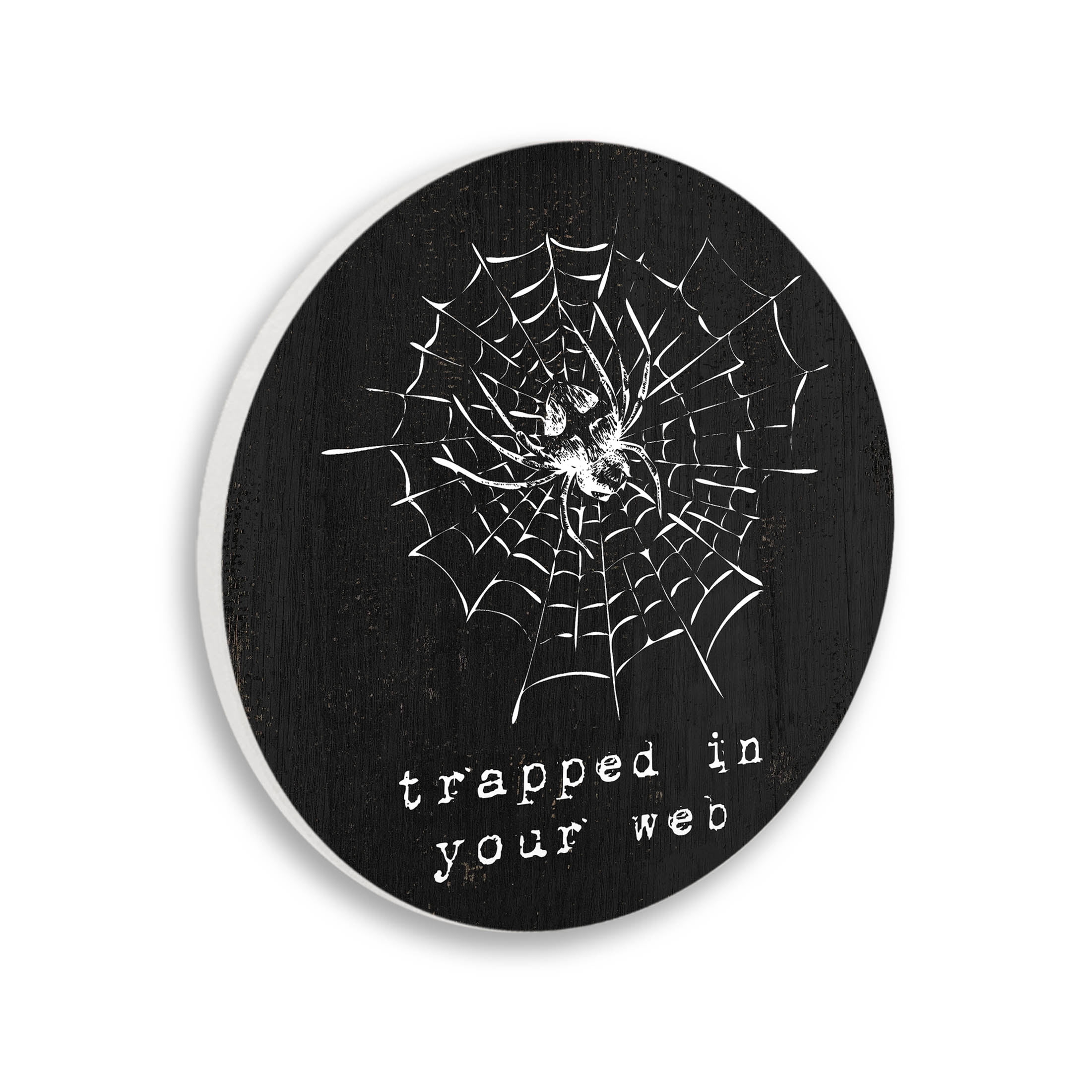 Stupell Industries Trapped In Your Web Humor Graphic Art Unframed Art Print Wall Art, Design by Lil' Rue