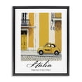 thumbnail image 1 of Stupell Industries Modern Travel Italia Taxi Black Floating Frame Canvas Art, 17 x 21, by Annabelle Hall, 1 of 8