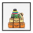 thumbnail image 1 of Stupell Industries Eclectic Travel Suitcases & Camera Black Framed Giclee Art, 12 x 12, by Amanda Greenwood, 1 of 8