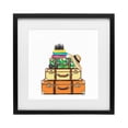 thumbnail image 1 of Stupell Industries Eclectic Travel Suitcases & Camera Black Framed Print Under Glass, 13 x 13, by Amanda Greenwood, 1 of 8