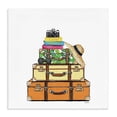 thumbnail image 1 of Stupell Industries Eclectic Travel Suitcases & Camera Canvas Art, 17 x 17, by Amanda Greenwood, 1 of 8