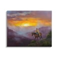 thumbnail image 1 of Stupell Industries Traveling Southern Cowboy Mountain Valley Sunset,30 x 24, Design by Jack Sorenson, 1 of 5